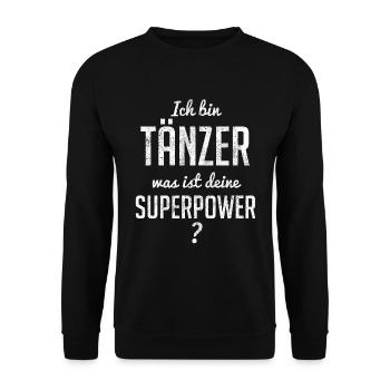 tänzer - Unisex Pullover - Schwarz - Vorne - Alina (178cm) & Michal (187cm)