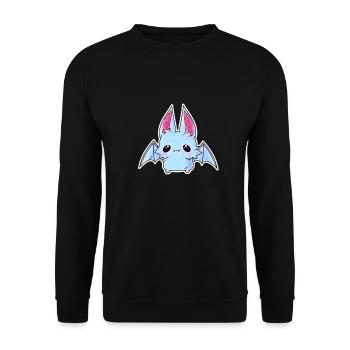 chauve souris - Sweat-shirt Unisexe - noir - Devant - Alina (178cm) & Michal (187cm)