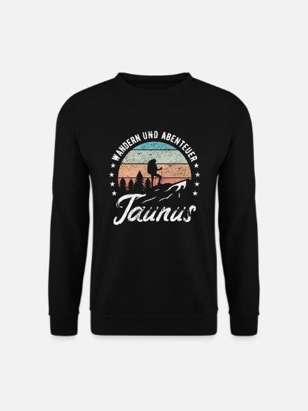 Wandern Taunus - Unisex Pullover - Schwarz