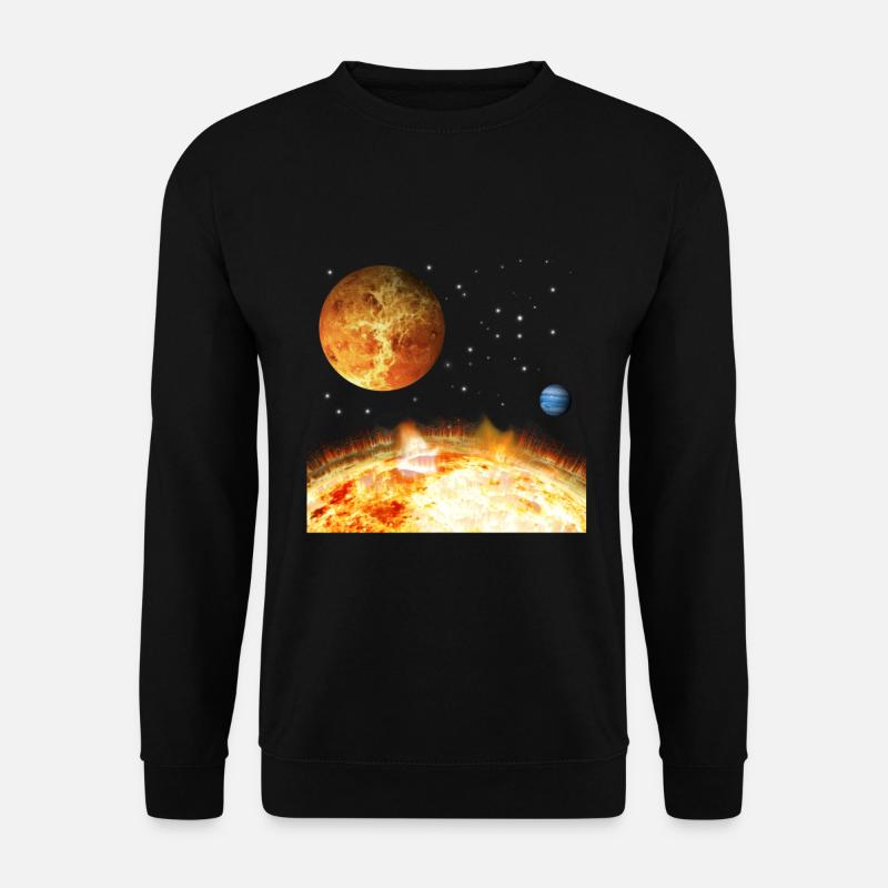 space - Unisex Sweatshirt - black