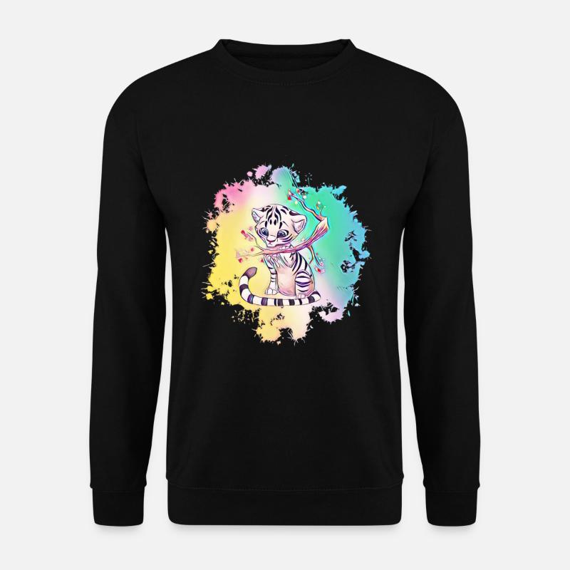 tiger - Unisex Sweatshirt - black