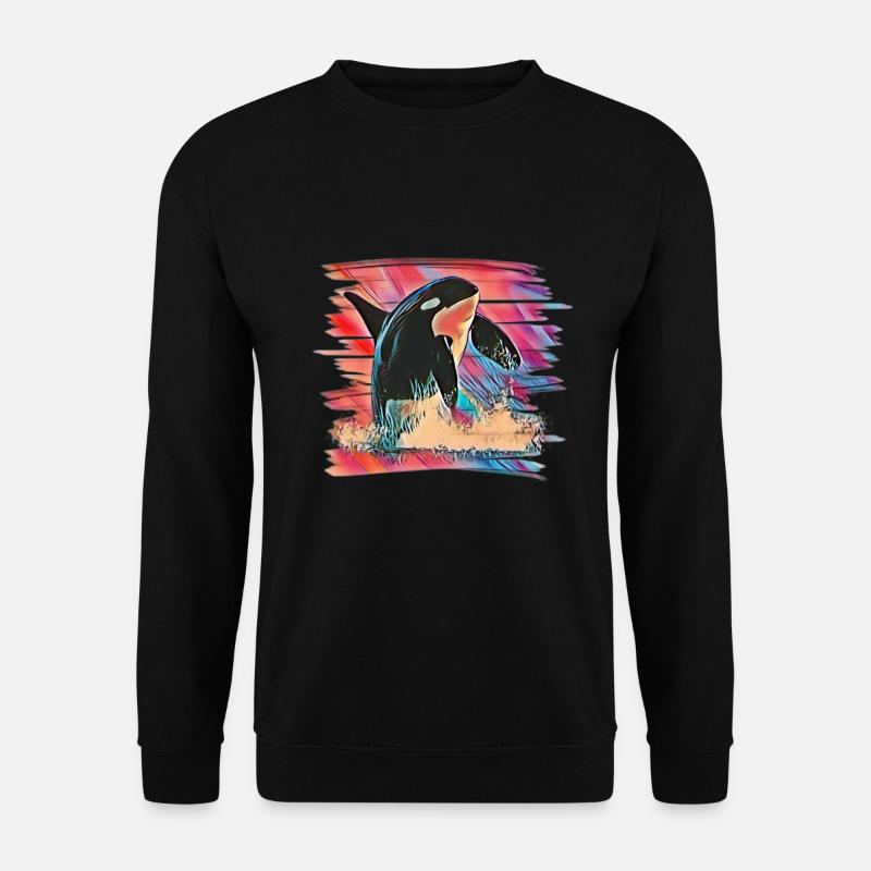 Orca - Unisex Pullover - Schwarz