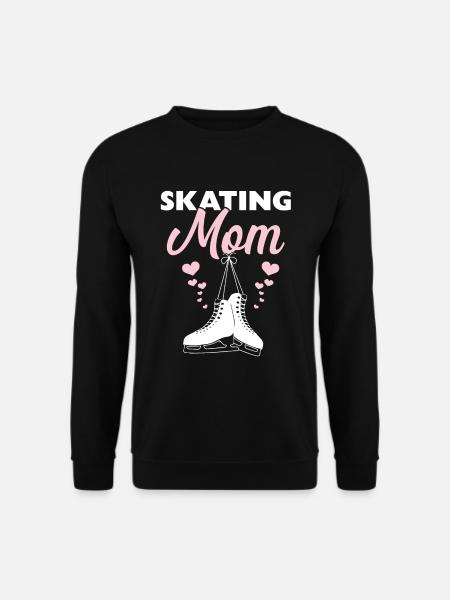 Skating Mom - Eiskunstläuferin - Unisex Pullover - Schwarz