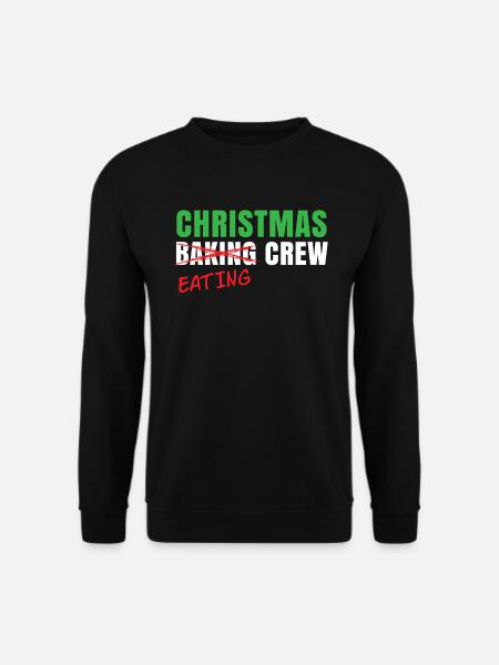 Weihnachten Essen Crew - Weihnachten Hemd - Unisex Pullover - Schwarz