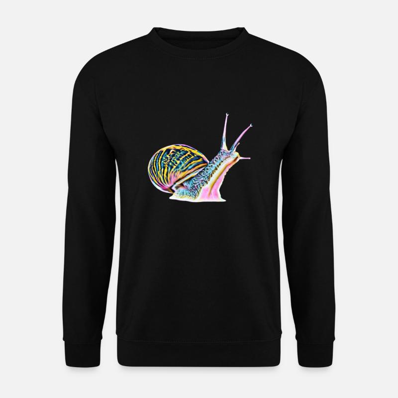Schnecke - Unisex Pullover - Schwarz