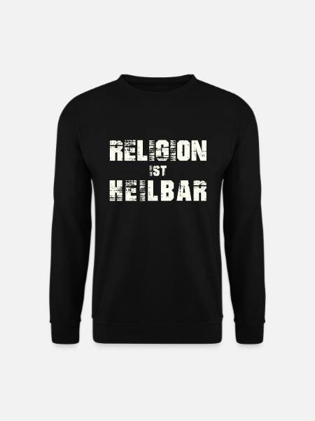 Religion Atheist - Unisex Pullover - Schwarz