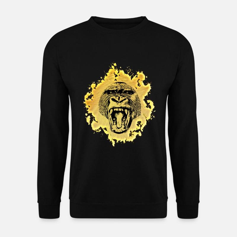 Monkey - Unisex Sweatshirt - black