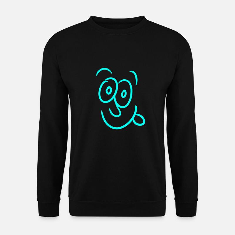 Funny face - Unisex Sweatshirt - black