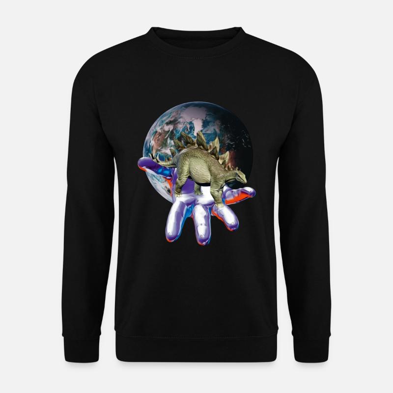 Stegosaurus - Unisex Pullover - Schwarz