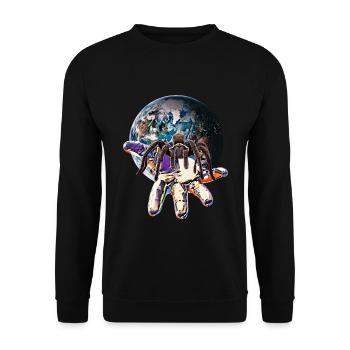 Vogelspinnen - Unisex Pullover - Schwarz - Vorne - Alina (178cm) & Michal (187cm)