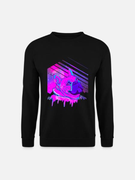 französische Bulldogge Farben - Unisex Pullover - Schwarz