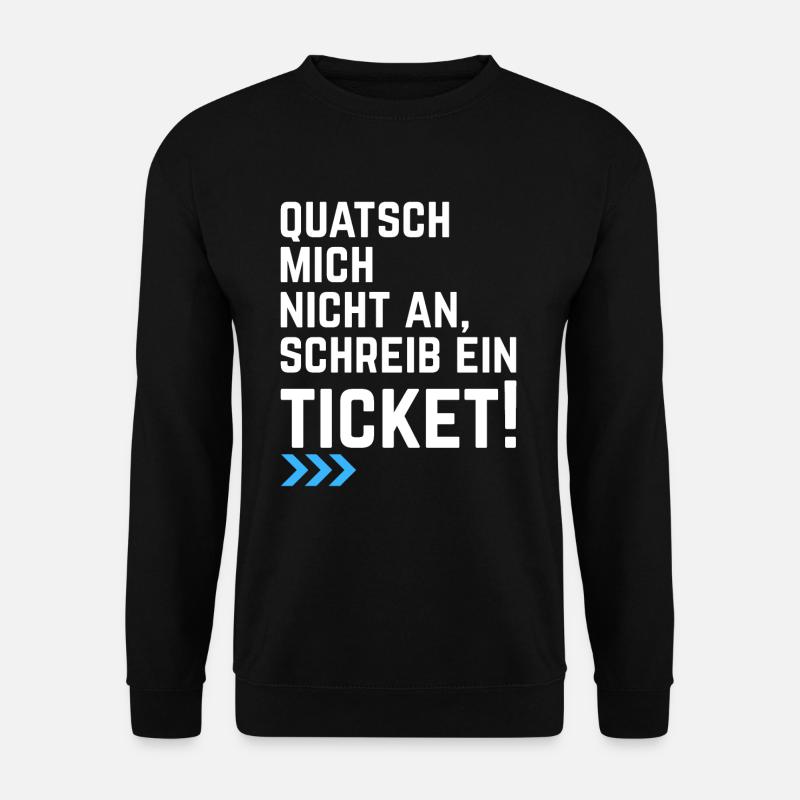 Informatiker IT Ticket Spruch Programmierer - Unisex Pullover - Schwarz