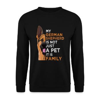 Propriétaire de cadeau berger allemand - Sweat-shirt Unisexe - noir - Devant - Alina (178cm) & Michal (187cm)