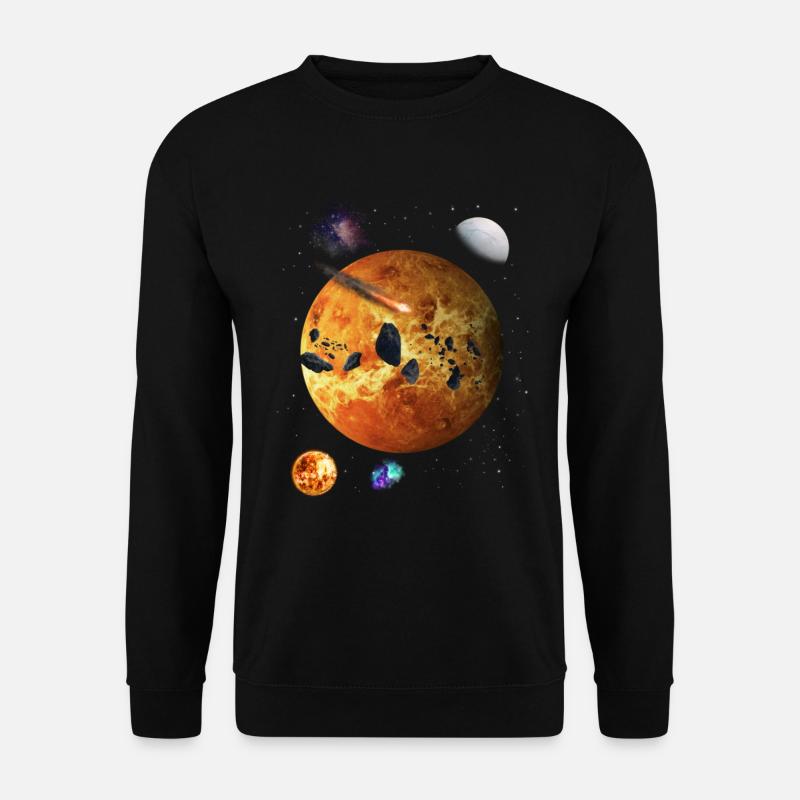 space - Unisex Sweatshirt - black