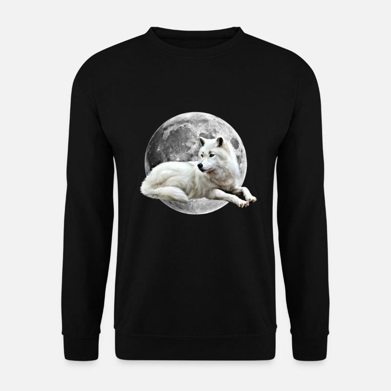 Wolf - Sweat-shirt Unisexe - noir
