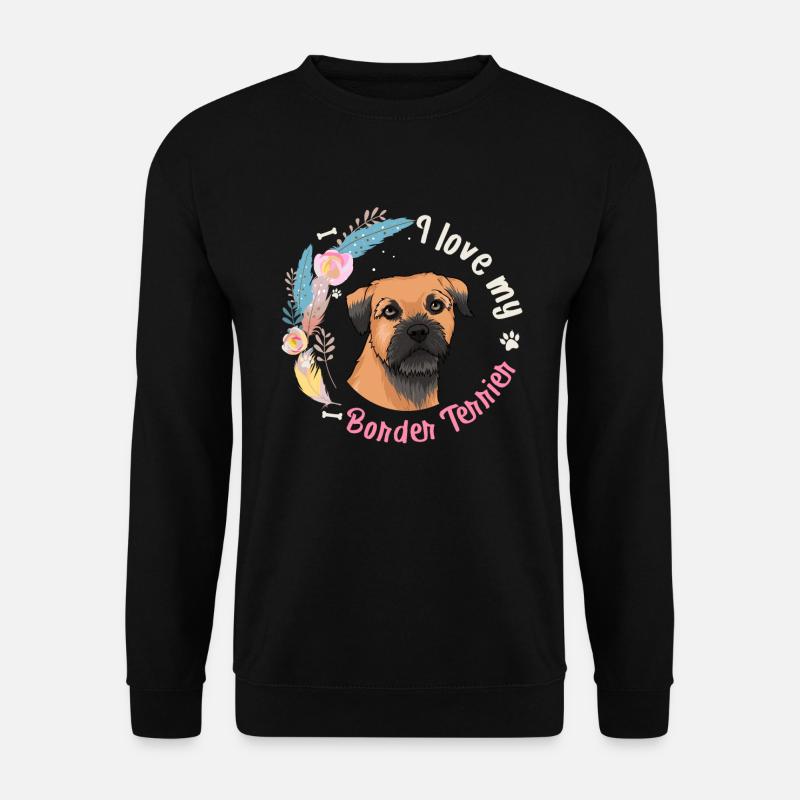Border Terrier - Unisex Pullover - Schwarz