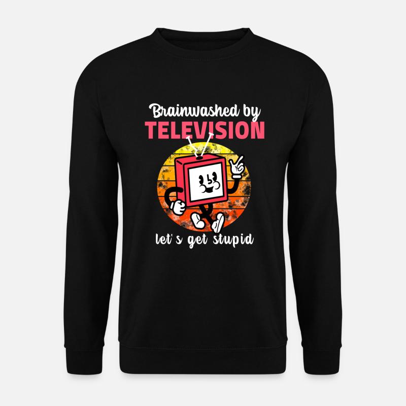 brainwashed by television - Unisex Pullover - Schwarz