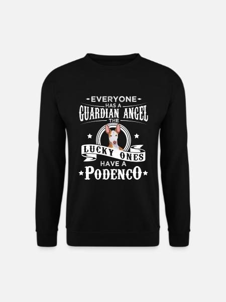 Podenco dog gift funny - Unisex Sweatshirt - black