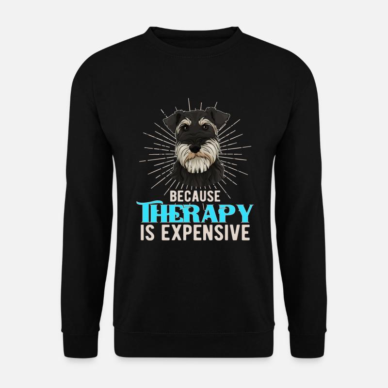 Cadeau de Schnauzer miniature - Sweat-shirt Unisexe - noir