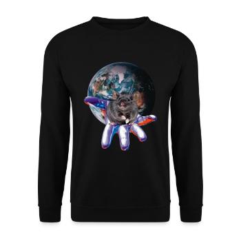 Ratten - Unisex Pullover - Schwarz - Vorne - Alina (178cm) & Michal (187cm)