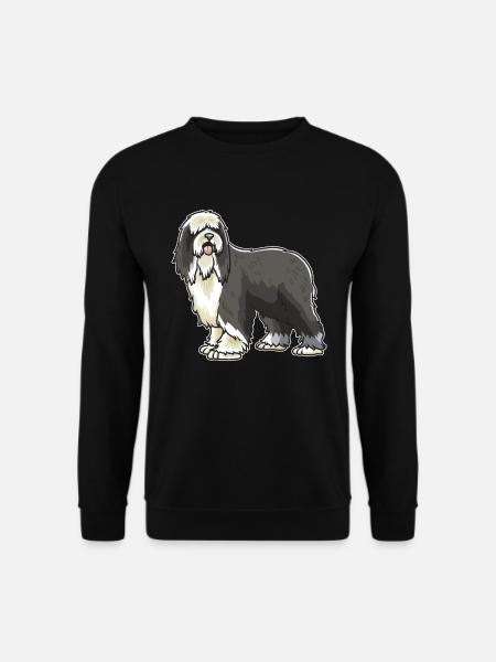 Bearded Collie Dog Gift - Unisex Sweatshirt - black