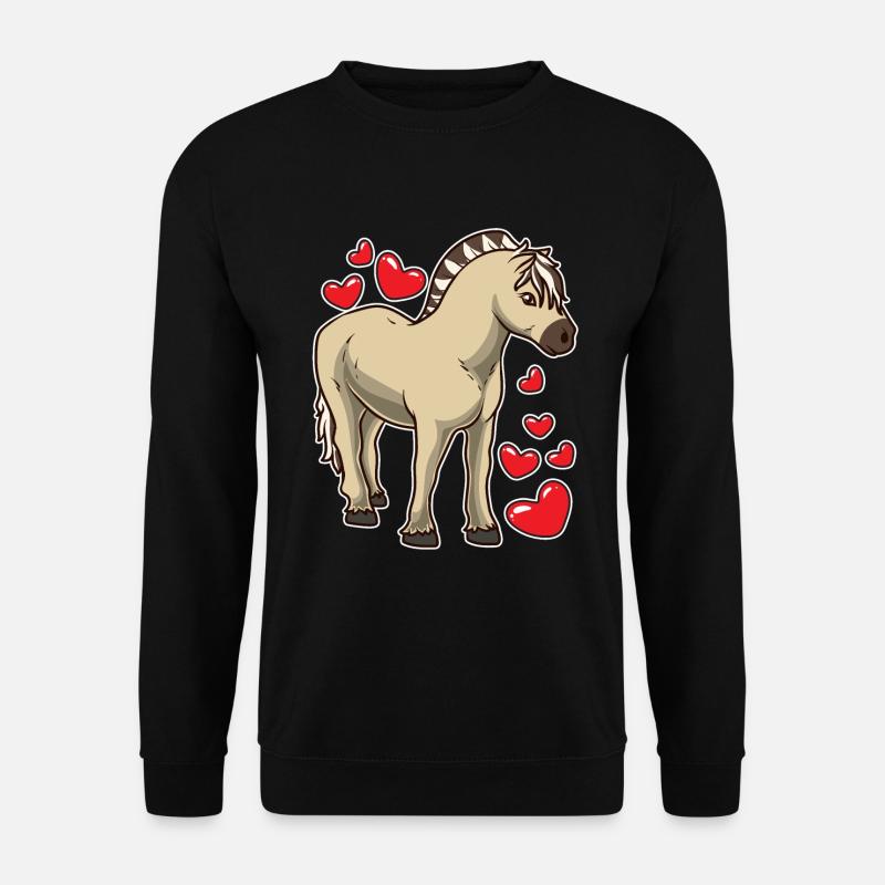 Fjordpferd Geschenk - Unisex Pullover - Schwarz
