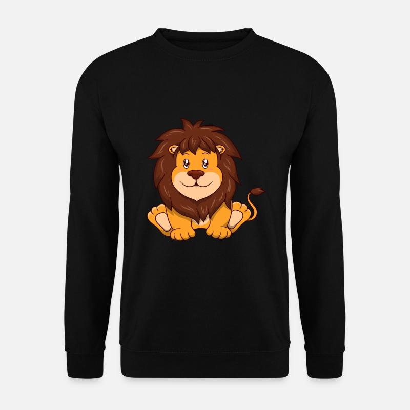 Süßer Löwe - Unisex Pullover - Schwarz