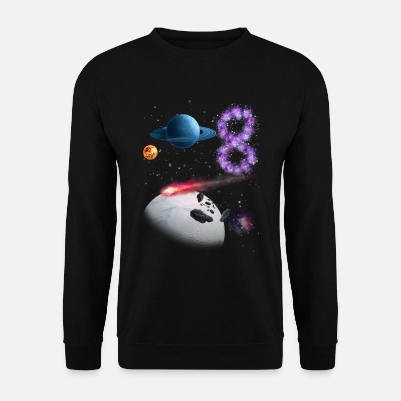 8. Geburtstag - Unisex Pullover - Schwarz