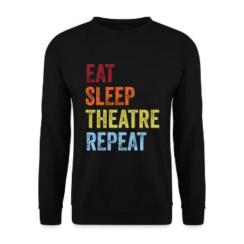 Theater Musicals - Unisex Pullover - Schwarz - Vorne - Alina (178cm) & Michal (187cm)