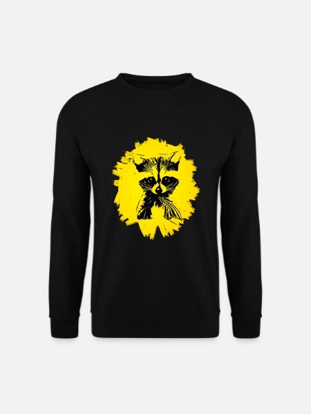 raccoon - Unisex Sweatshirt - black