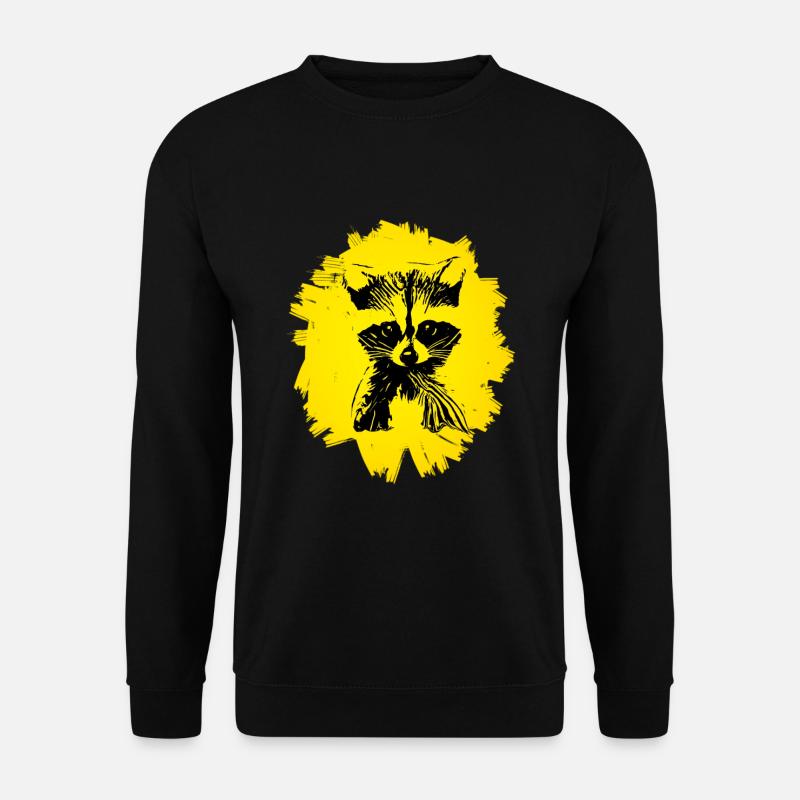 Waschbär - Unisex Pullover - Schwarz