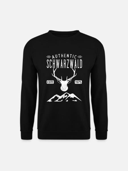 Authentic Schwarzwald ESTD 1975 - Unisex Pullover - Schwarz