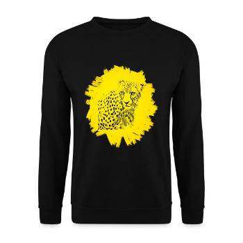 Gepard - Unisex Pullover - Schwarz - Vorne - Alina (178cm) & Michal (187cm)