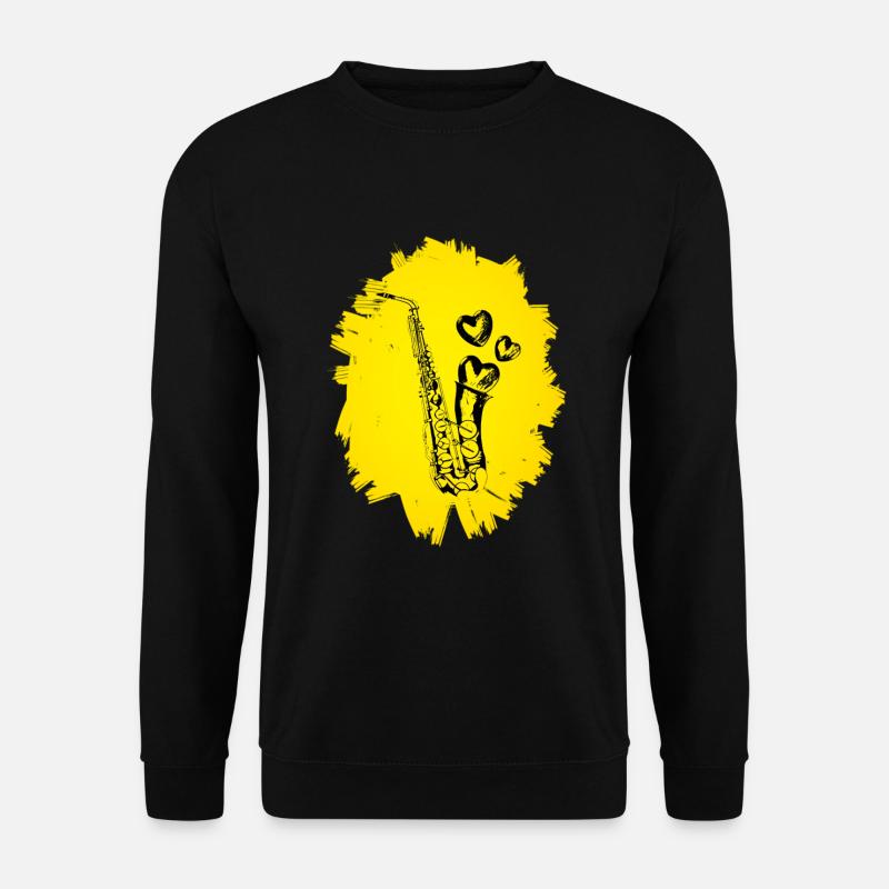 saxophone - Unisex Sweatshirt - black