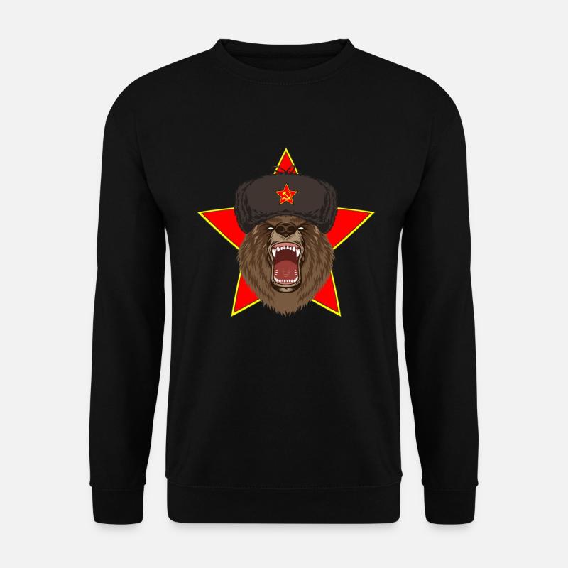 ours russe Russie Russie URSS cadeau - Sweat-shirt Unisexe - noir