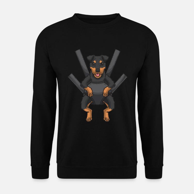 Deutscher Jagdterrier Hund - Unisex Pullover - Schwarz