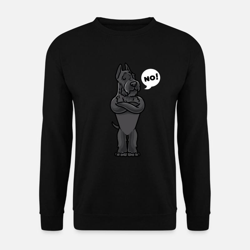 Sturer Riesenschnauzer - Unisex Pullover - Schwarz