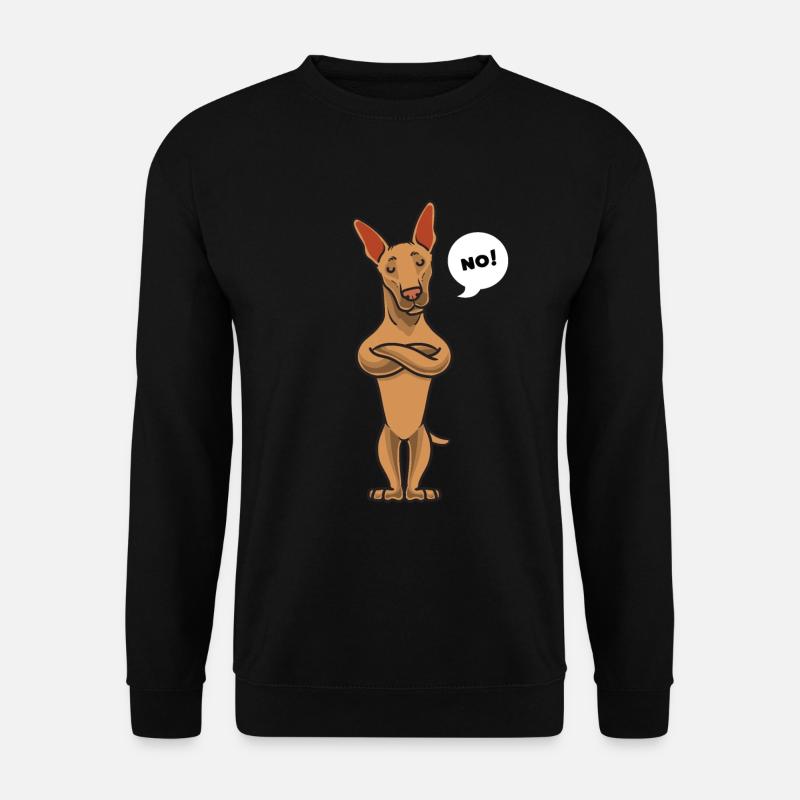 Stubborn Podenco Dog Gift - Unisex Sweatshirt - black