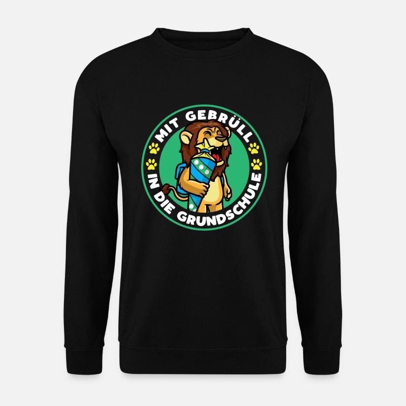 Scolarisation lion lion - Sweat-shirt Unisexe - noir