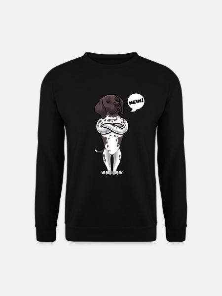 Sturer Deutsch Kurzhaar Hund - Unisex Pullover - Schwarz
