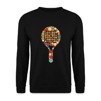 Paddle-Tennis Pádel Padel Tennis - Unisex Pullover - Schwarz - Vorne - Alina (178cm) & Michal (187cm)