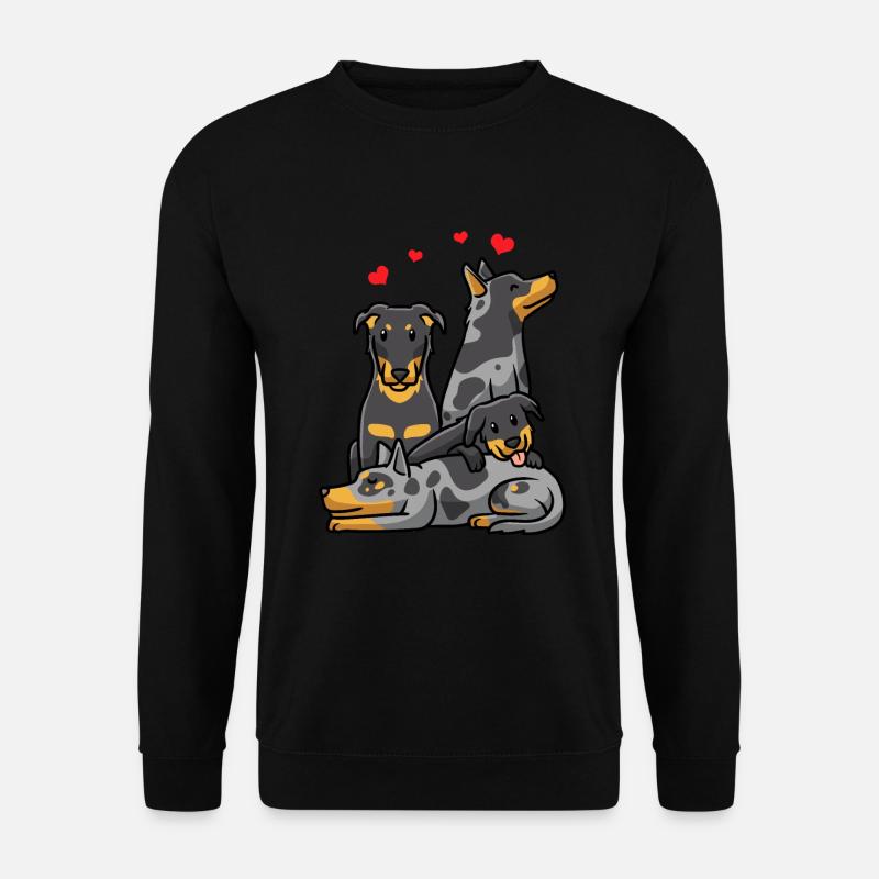 Beauceron Hunde Berger de Beauce Hundebesitzer - Unisex Pullover - Schwarz