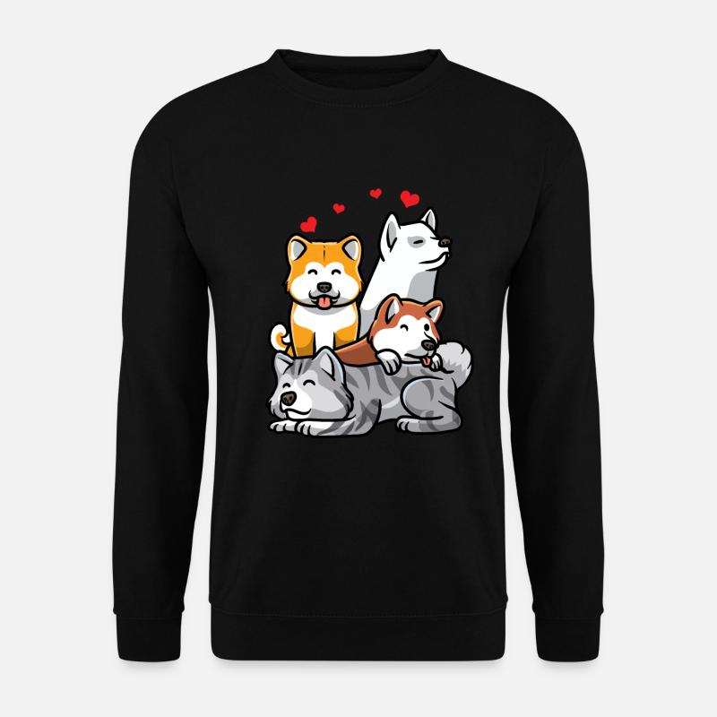 Akita Inu - Unisex Pullover - Schwarz