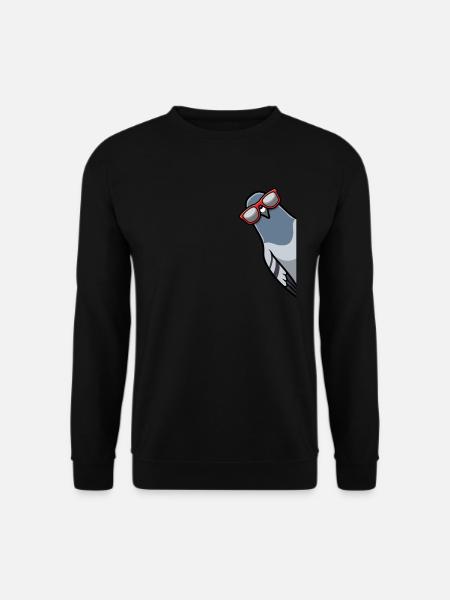 Taube Taubenzucht Taubenzüchter - Unisex Pullover - Schwarz