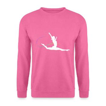 Gymnastique rythmique pour les gymnastes - Sweat-shirt Unisexe - rose - Devant