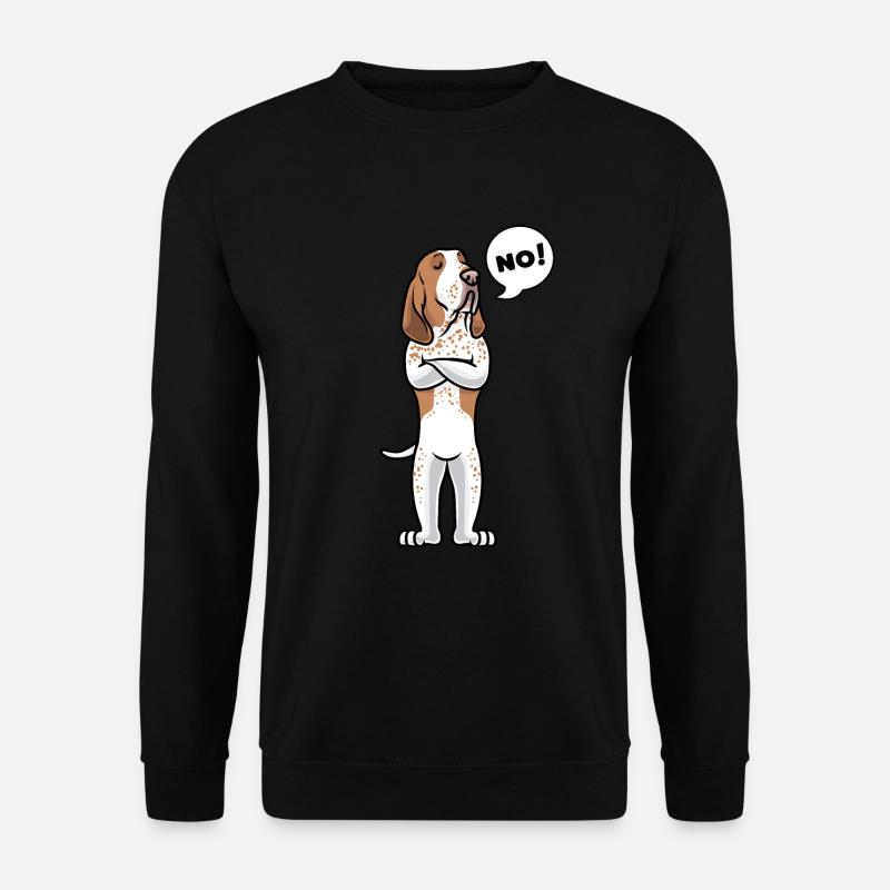 Bracco Italiano Hund - Unisex Pullover - Schwarz