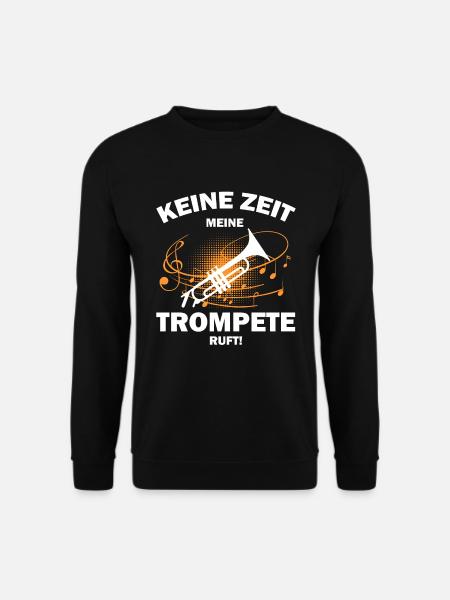 Trompete Trompeter - Unisex Pullover - Schwarz