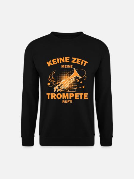 Trompete Trompeter - Unisex Pullover - Schwarz