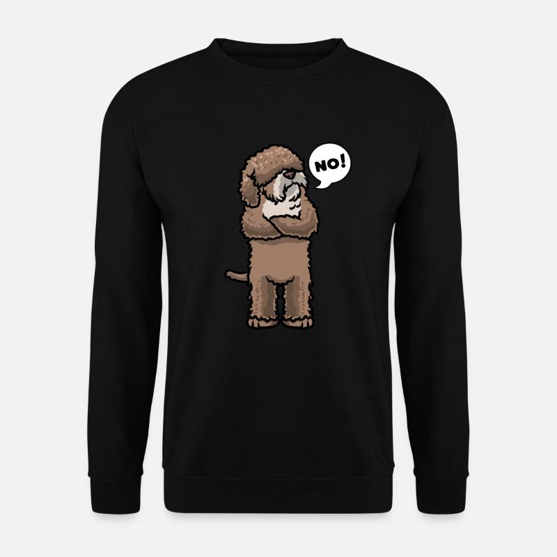 Spanischer Wasserhund Hund - Unisex Pullover - Schwarz