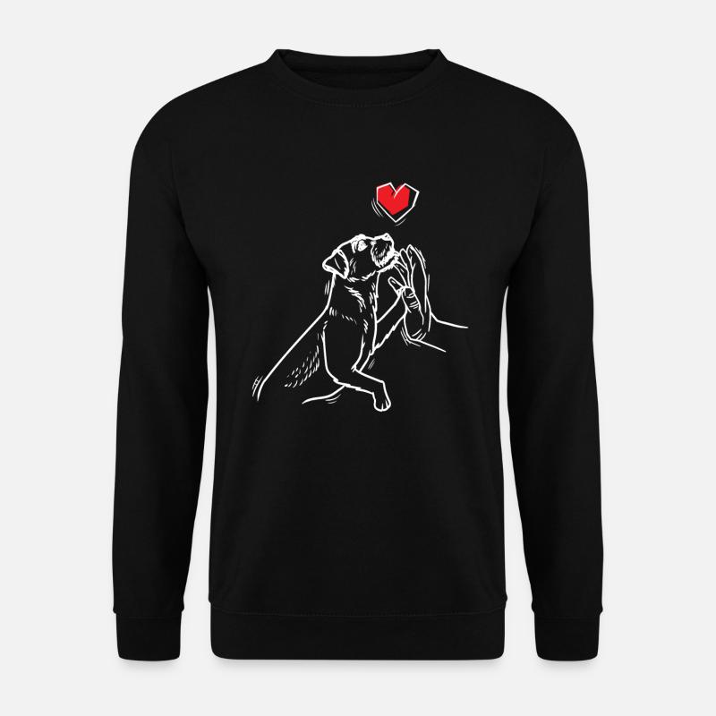 Border Terrier Dog - Unisex Sweatshirt - black